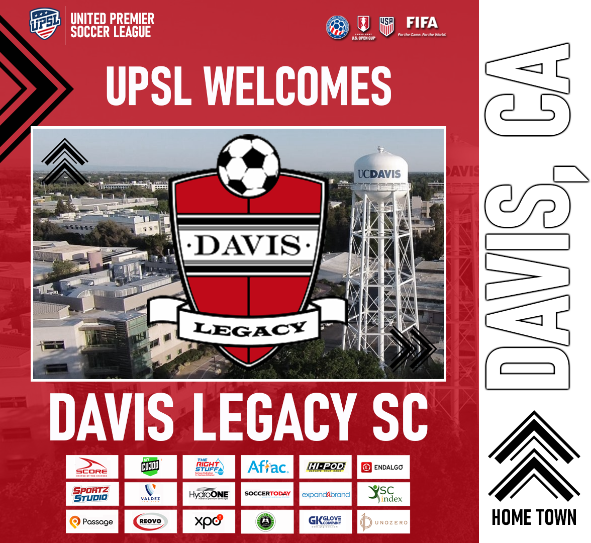 UPSL Announces Northern California Expansion with ﻿Davis Legacy SC